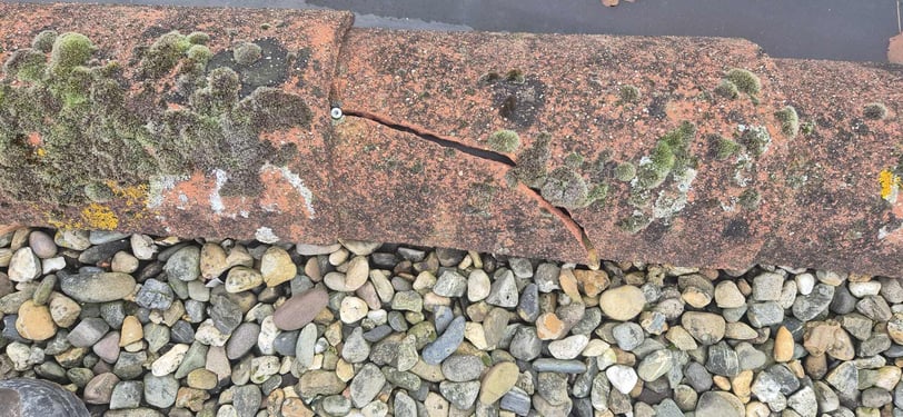 Noklekkage gebroken nokvorst lekkage nok