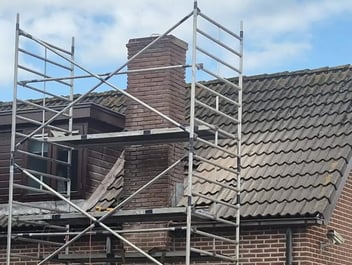 Schoorsteen renoveren in Kerkwijk