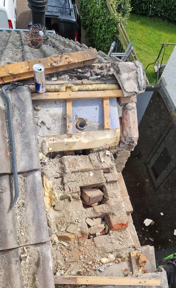 Schoorsteen verwijderen