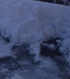 Daklekkage door sneeuw en dooi