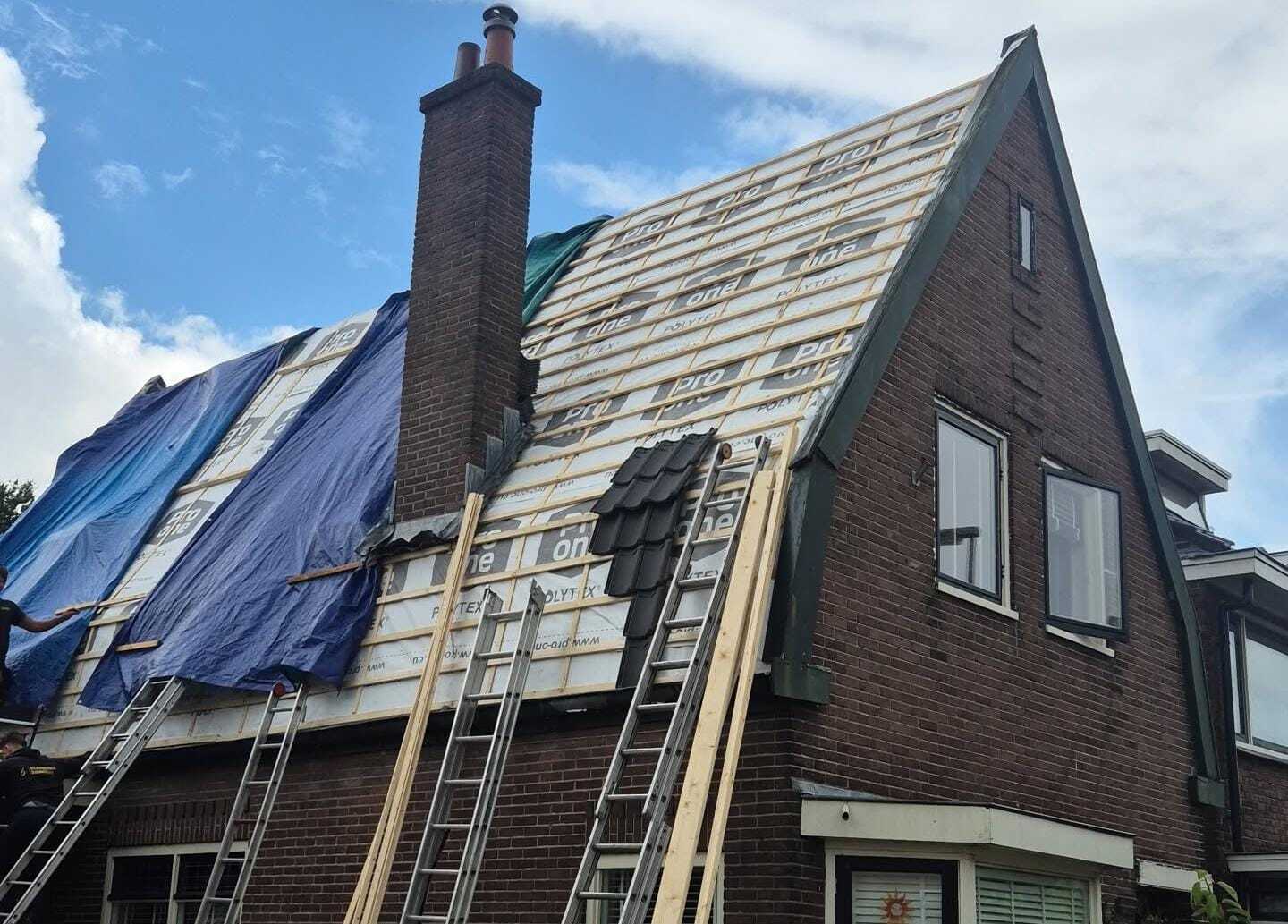 Panlatten en tengels vervangen bij dakrenovatie
