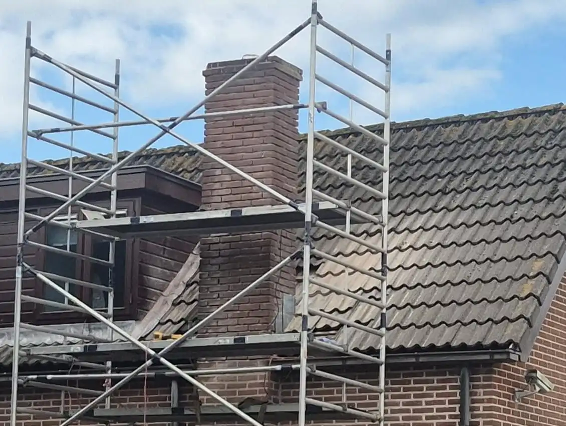 Schoorsteen renoveren in Kerkwijk