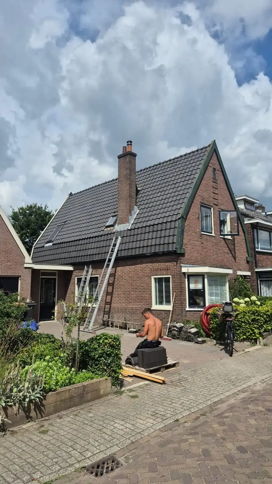 Schoorsteen renoveren in Opheusden