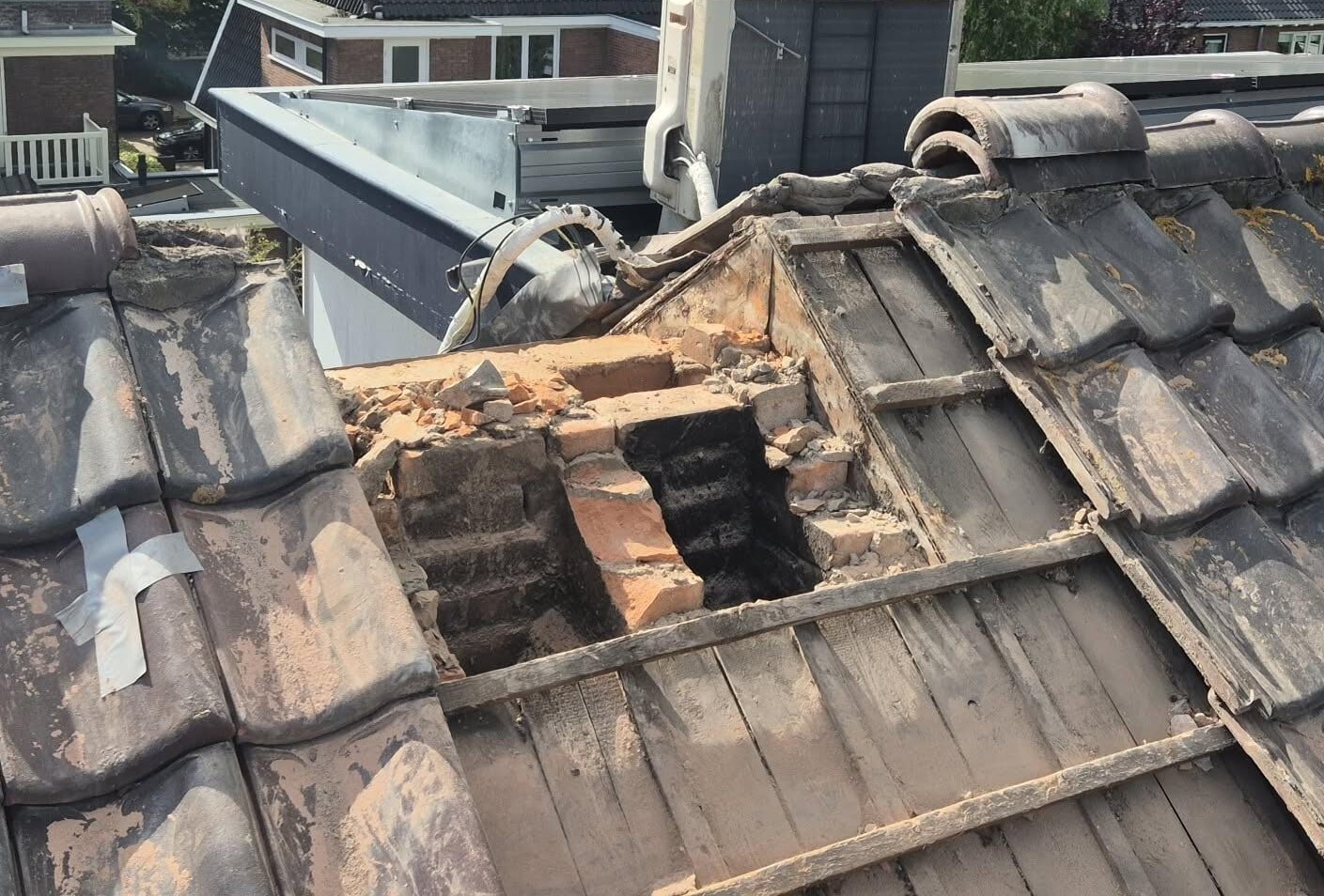 Vergunnning nodig om schoorsteen te verwijderen?