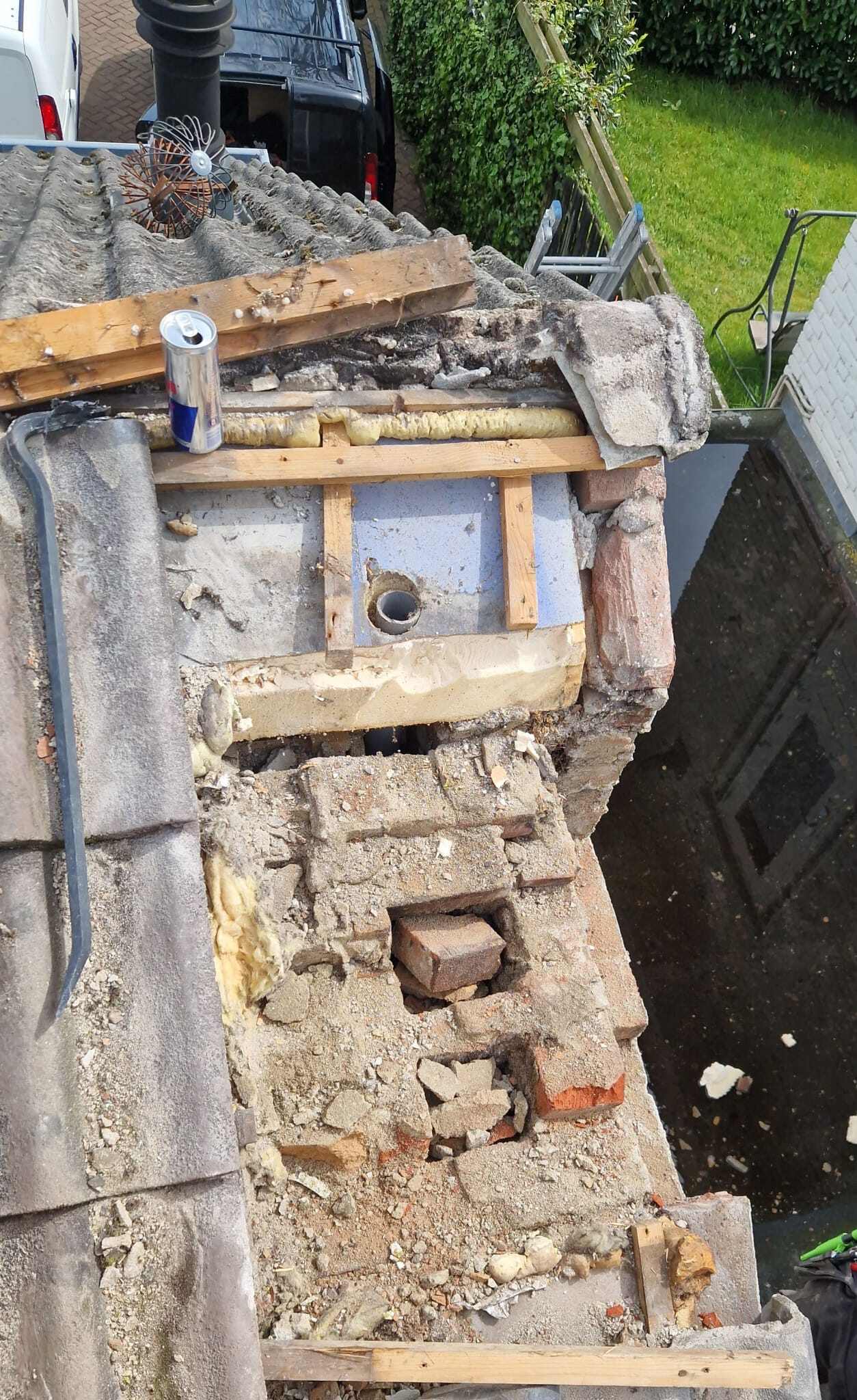 Schoorsteen verwijderen