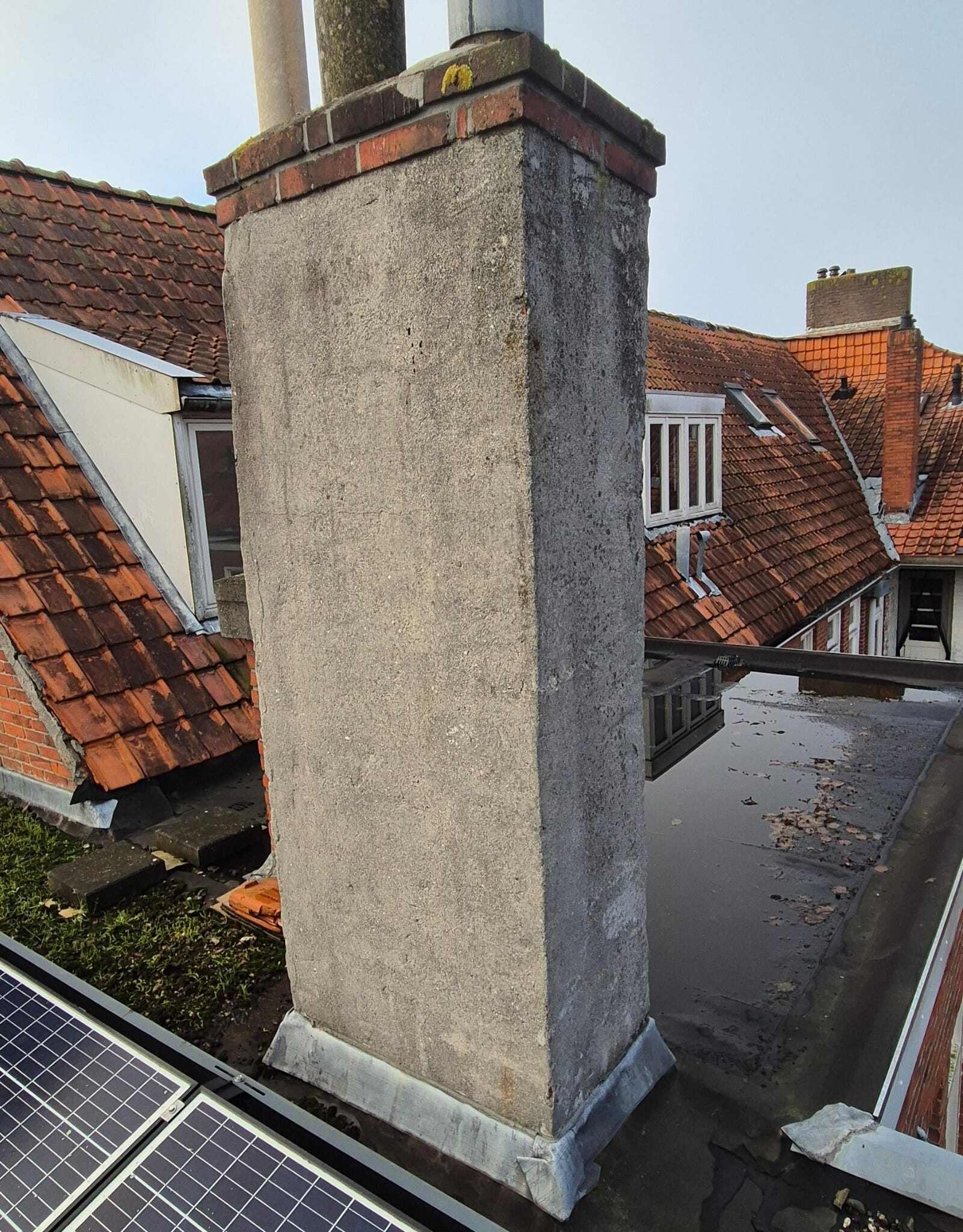 Schoorsteen renovatie in Oss