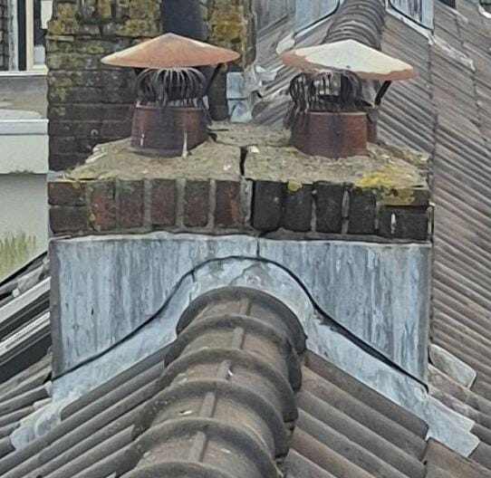 Schoorsteen renovatie in Ede