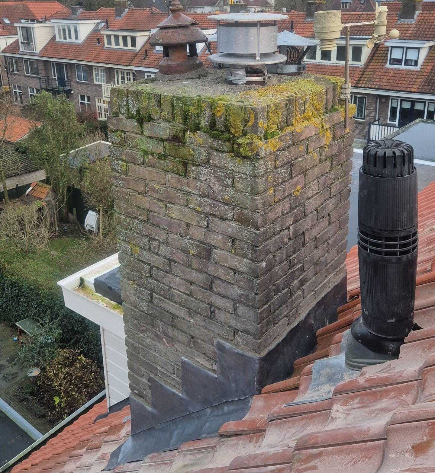 Schoorsteen renovatie in Tiel